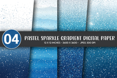 Pastel Sparkle Gradient Digital Paper Product Image 1