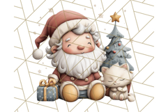 Storybook Santa &amp; Friends PNG Clipart, Christmas Png Clipart Product Image 4