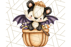 Halloween Fairy Animal Clipart PNG, Cute Spooky Creatures Product Image 4