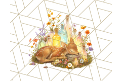 Enchanted Garden Healers Clipart PNG, Animal Plant Png Product Image 4