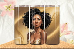 Black Girl Magic Black Woman Positive mind 20oz Tumbler wrap Product Image 1