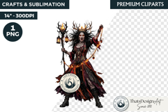 Harvest of Haunt Halloween Gothic Character RPG PNG Clipart Product Image 1