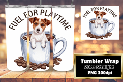 STUNNING 20oz Tumbler Design for Gifts , Coffee Dog Product Image 1