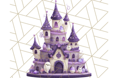 Realistic Halloween Cake Clipart PNG, Spooky Desserts Product Image 4