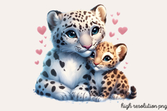 Mothers and Babies Nursery Animals PNG Product Image 1