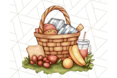 Pastel Summer Treats Clipart PNG, Cute Picnic Fair Food Art Product Image 4