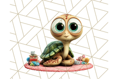 Pet Shop Clipart, Cute Big Eyed Animals, Kawaii Pets PNG Product Image 4