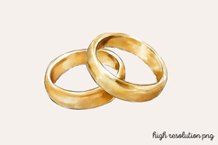 Rustic Wedding Clipart PNG Product Image 1