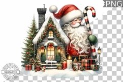 Christmas Santa Sublimation - Clipart PNG Design Product Image 1