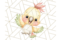 Tiny Zoo Friends Clipart, Cute Cartoon Zoo Animals PNG Product Image 4