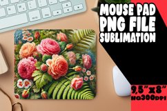 PLAYFUL DESK MAT FUN SUBLIMATION, Flower Product Image 1