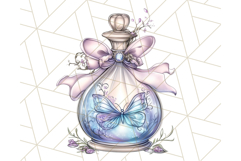 Gothic Fairy &amp; Potion Clipart, Dark Fantasy PNG Printable Product Image 4