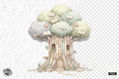 Summer Books Tree Clipart Product Image 1