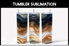 10 Boho Gradient Abstract Glitter Tumbler Seamless Tumbler Product Image 9