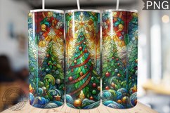 Christmas Tree Tumbler Wrap Design |High Quality 300 Dpi Product Image 1