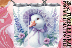 Vibrant Hearts 20oz tumbler wrap, Goose Product Image 1