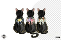Halloween Black Cats Clipart Product Image 1