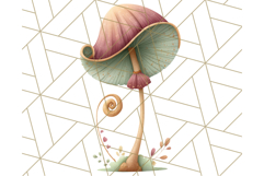 Mushroom Clipart, Realistic Forest Mushrooms PNG Product Image 4