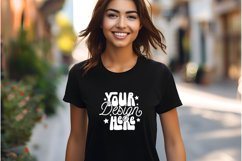 Gildan 64000 Tshirt Mockup, Black Tshirt Mockup 64000 Product Image 1
