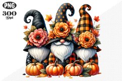 Halloween Gnomes Sublimation - Clipart PNG Design Product Image 1