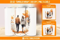 Valentines day Tumbler Wrap Designs, Sublimation Wrap Product Image 1