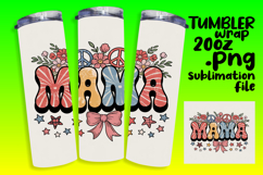 Personalized 20oz Tumbler Gift , Mama Product Image 1