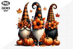 Halloween Gnomes Sublimation - Clipart PNG Design Product Image 1
