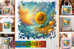Unique TSHIRT Designs PNG, 3D Flower Product Image 1