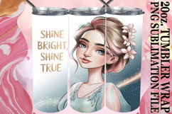 Magical Nights 20oz tumbler wrap, Woman Product Image 1