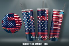 Patrotic 3D Tumbler Wrap | Tumbler Wrap Sublimation Desig Product Image 4