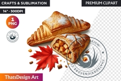 Autumn Clipart, Cozy Fall PNG Baking ,Kitchen tool, Bakery Product Image 1