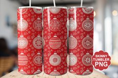 Christmas Red Tumbler | Christmas Tumbler Wrap Product Image 1