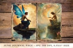 Printable Junk Journal Pages man fairy angel 5 Product Image 1