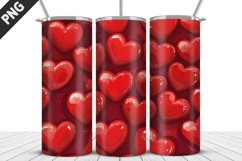 Lovely Hearts Tumbler Design | Valentine&#039;s Day Tumbler Wrap Product Image 1