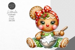 Christmas clipart|Gingergirl clipart|Christmas sublimation Product Image 1