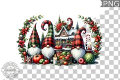 Christmas Gnome Sublimation - Clipart PNG Design Product Image 1