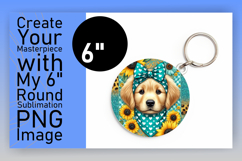 Lovely Round Design Sublimation Template , Cute Animals Product Image 1