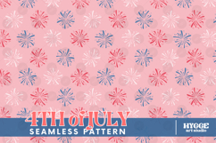 American 4th of July Fireworks Seamless Pattern Bundle Set Product Image 12