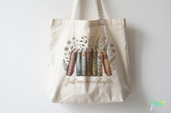 Cottagecore Books and Flowers Clipart Product Image 4
