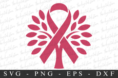 PInk Ribbon PNG | Breast Cancer Awareness Png Product Image 1