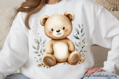 Charming Fairy Woodland Animals Clipart PNG Product Image 1