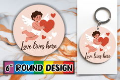 Joyful Round Designs for Holidays, Cupid Product Image 1