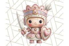Playful Pink Nutcracker PNG, Pastel Christmas Clipart Product Image 4