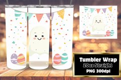 Playful Easter Ghost Tumbler: Sweet Spring 20oz Product Image 1