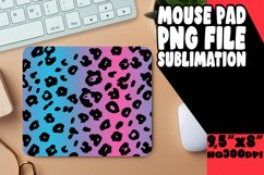 Chic Glittery Leopard Print Mouse Pad Design PNG Product Image 1