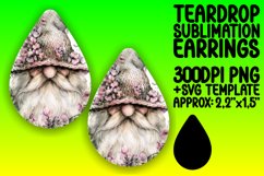 Mystic Gnome Melodies: Sublimation Teardrop Charms Product Image 1