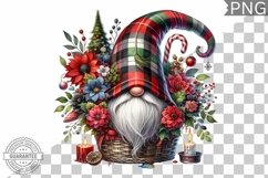 Christmas Gnome Sublimation - Clipart PNG Design Product Image 1