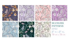 Fresh Bloom. Seamless patterns Product Image 9