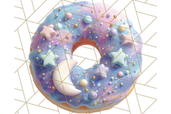 Realistic Halloween Donut Clipart PNG, Spooky Cute Sweets Product Image 4