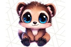 Arctic Animals Kawaii Clipart PNG, Cute Polar Creatures Art Product Image 4